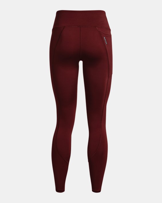 Women's UA RUSH™ No-Slip Waistband Full-Length Leggings, Red, pdpMainDesktop image number 5
